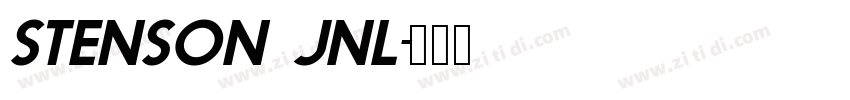 Stenson JNL字体转换